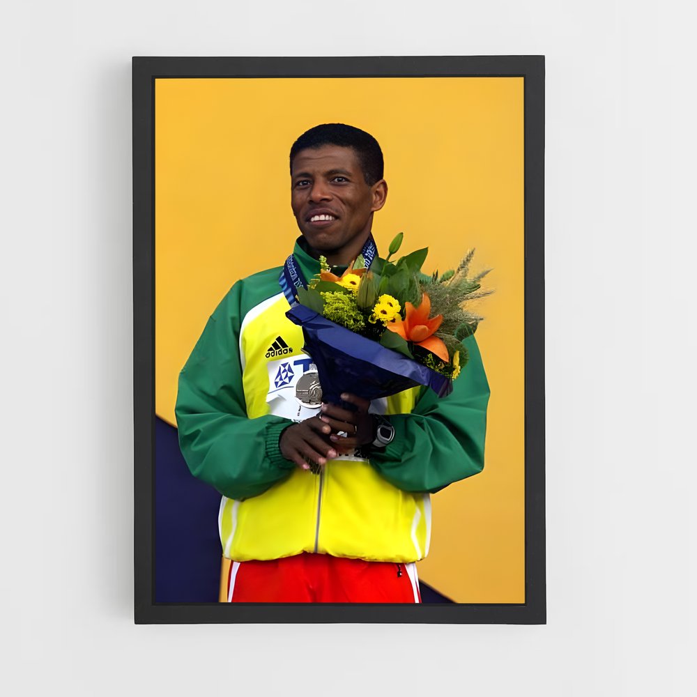 Poster La Victoire Fleurie – affiche Athlétisme (vue 2)